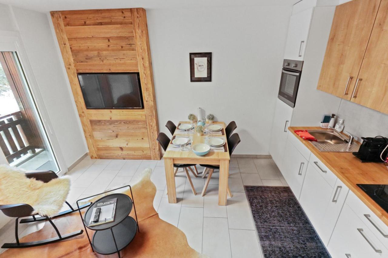 Appartement En Plein Centre De Crans Montana Exterior foto